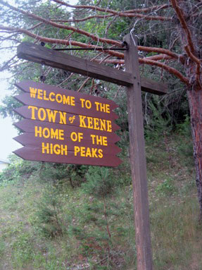 Town Welcome Sign